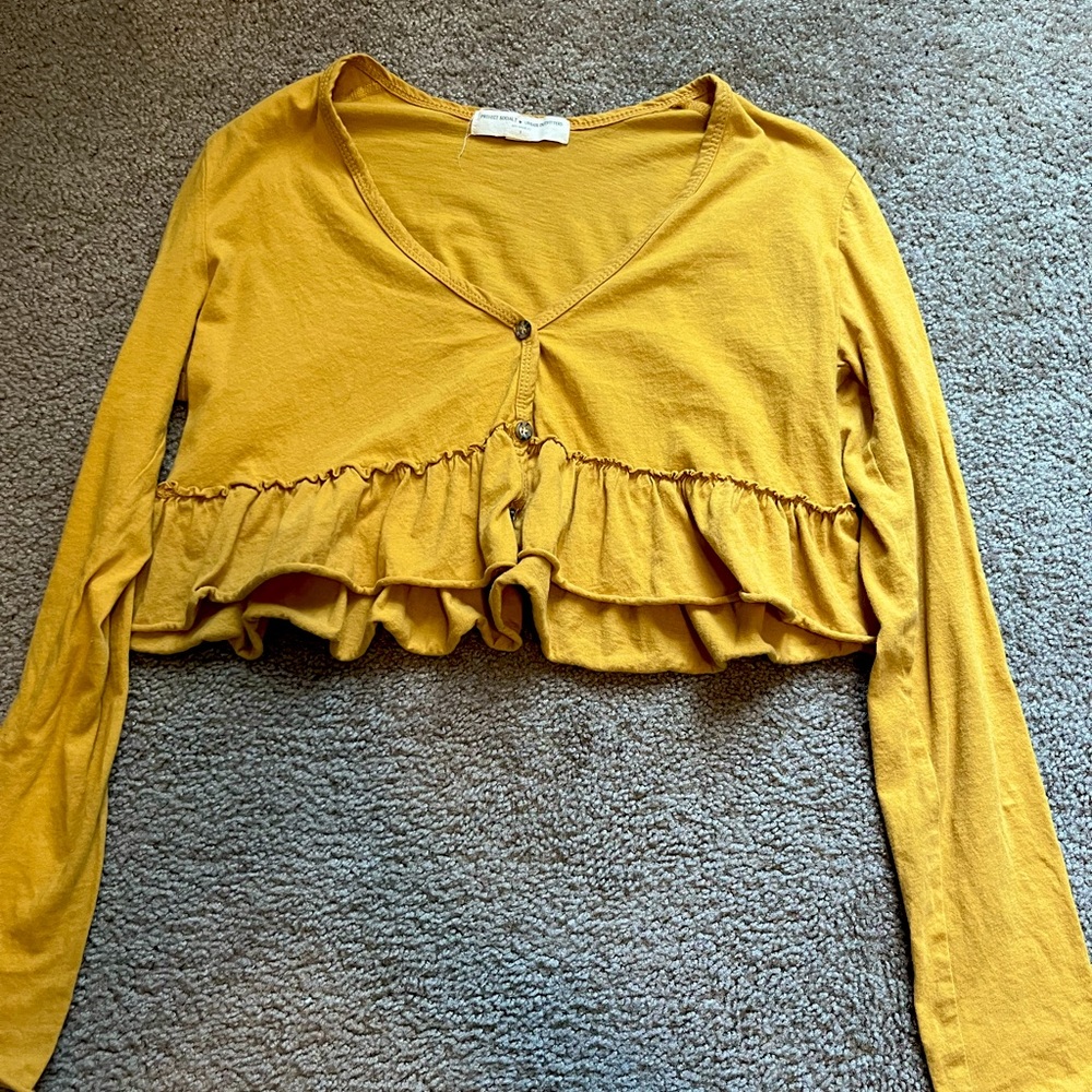Dark yellow UO longsleeve